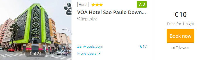 VOA Hotel Sao Paulo Downtown