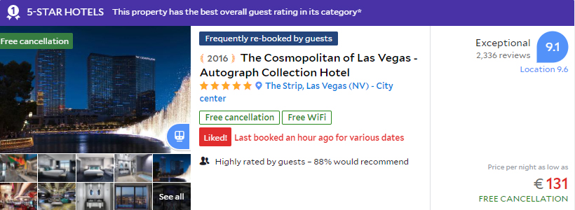 The Cosmopolitan of Las Vegas Autograph Collection Hotel